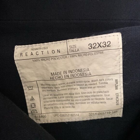 NWOT 👖Kenneth Cole Reaction Dress Pant black - Picture 6 of 6